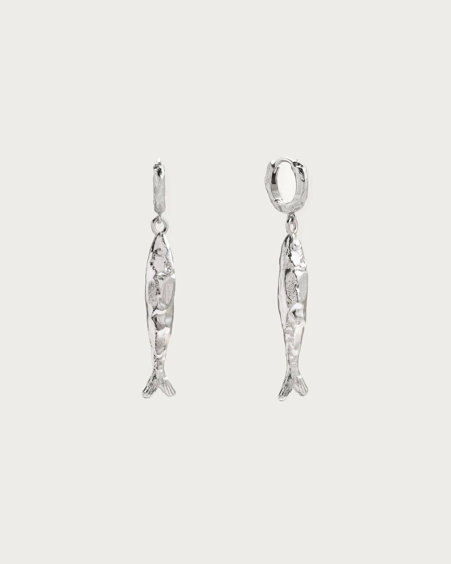 Gold Anchovy Earrings