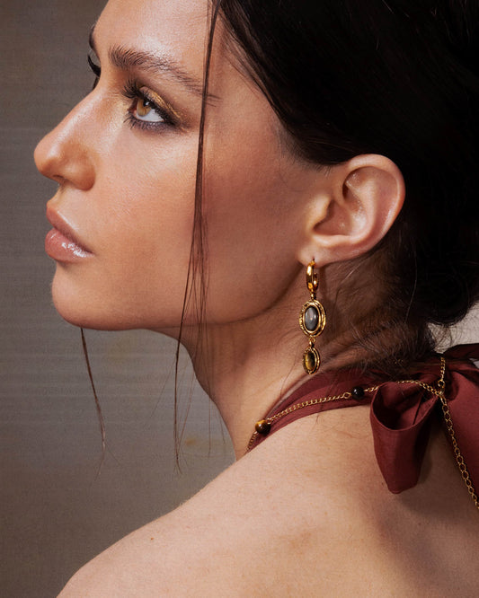 Pearl earrings