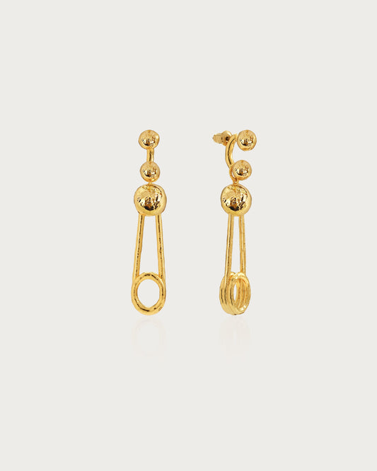 Medical steel columns Earrings