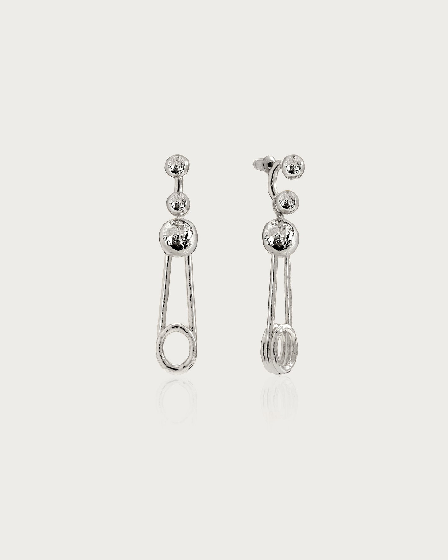 Medical steel columns Earrings